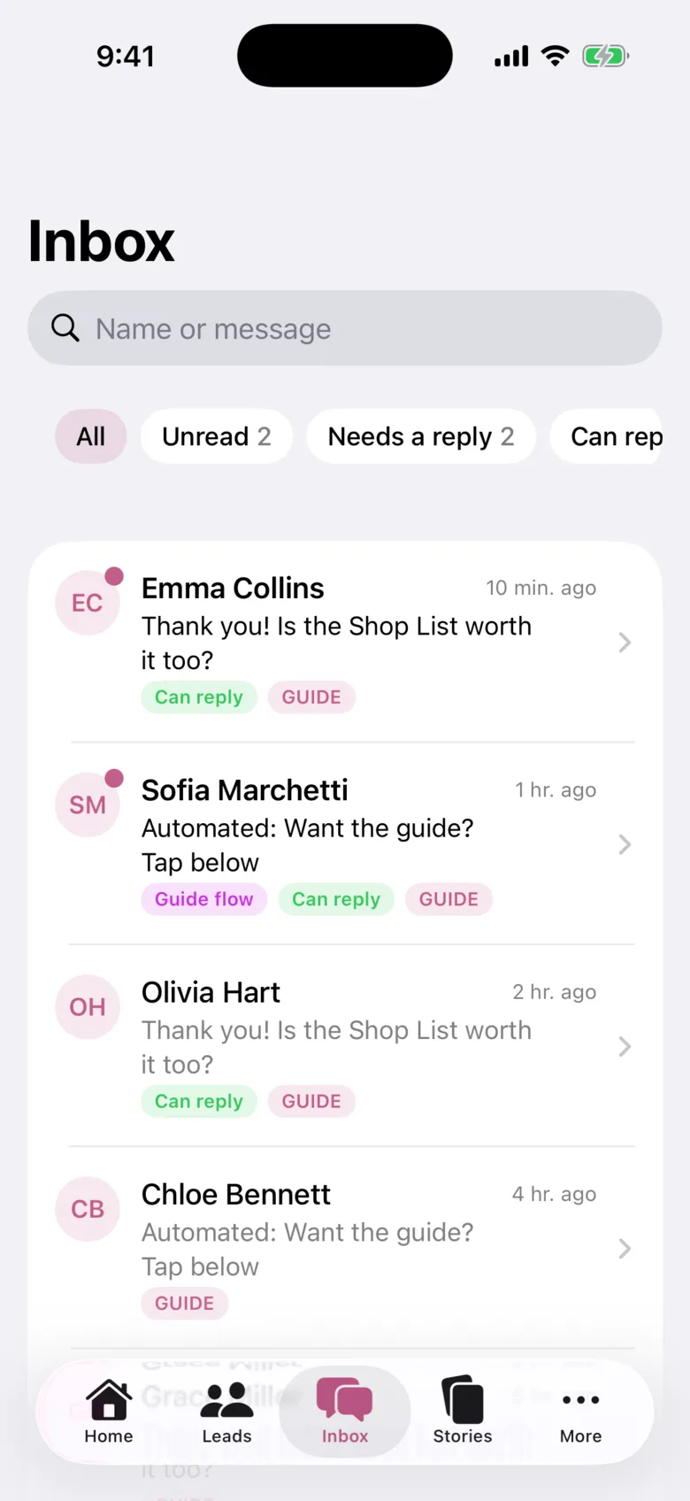 Concierge: An inbox that sorts itself