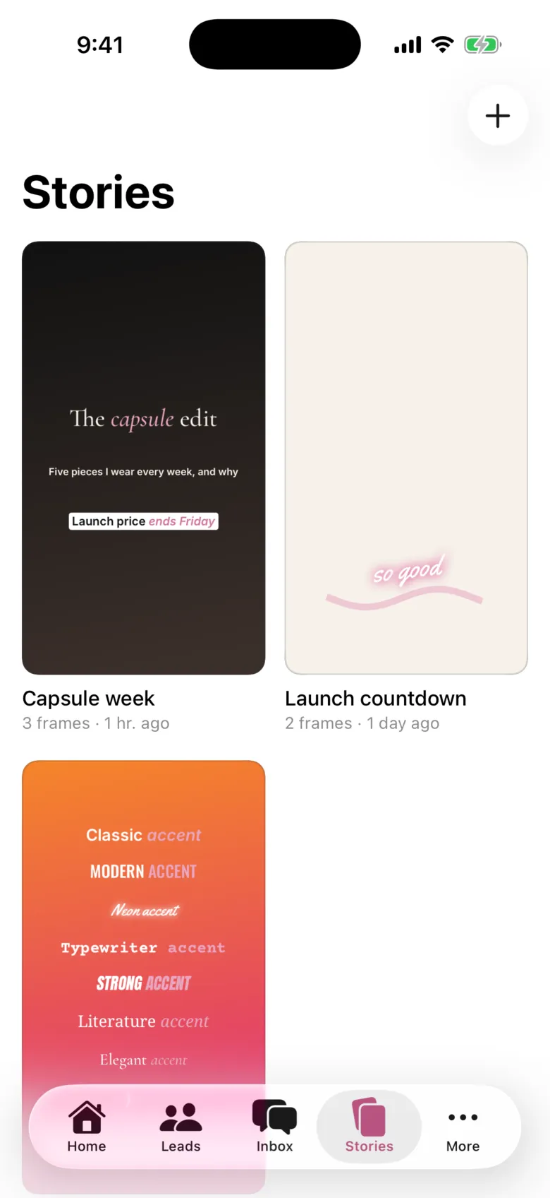 Concierge: Stories from your phone